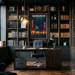 Bangkok Nightlife Adventure Travel Poster PosterGoat