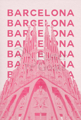 Barcelona Sagrada Família Architectural Travel Poster PosterGoat