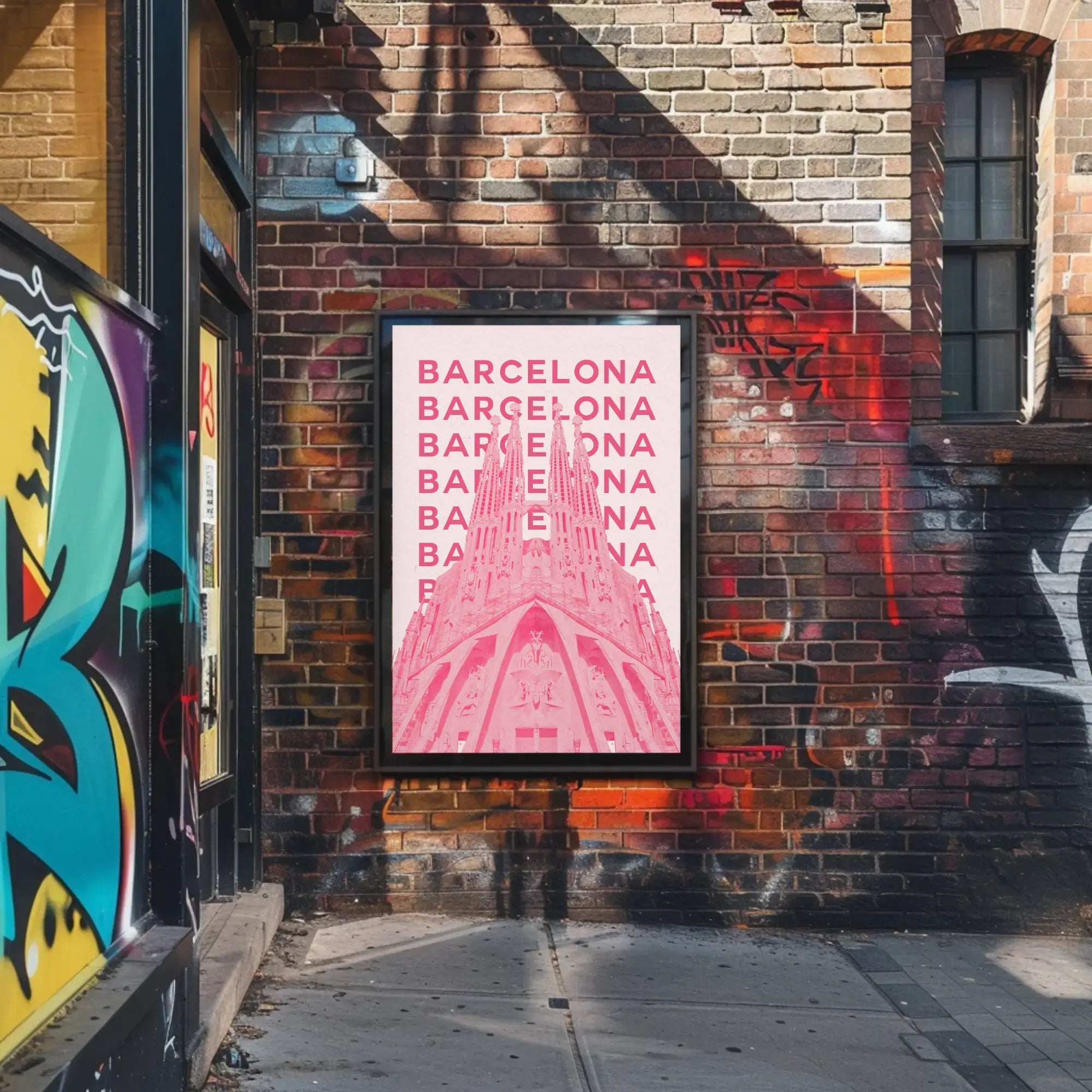 Barcelona Sagrada Família Architectural Travel Poster PosterGoat