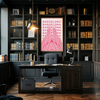 Barcelona Sagrada Família Architectural Travel Poster PosterGoat