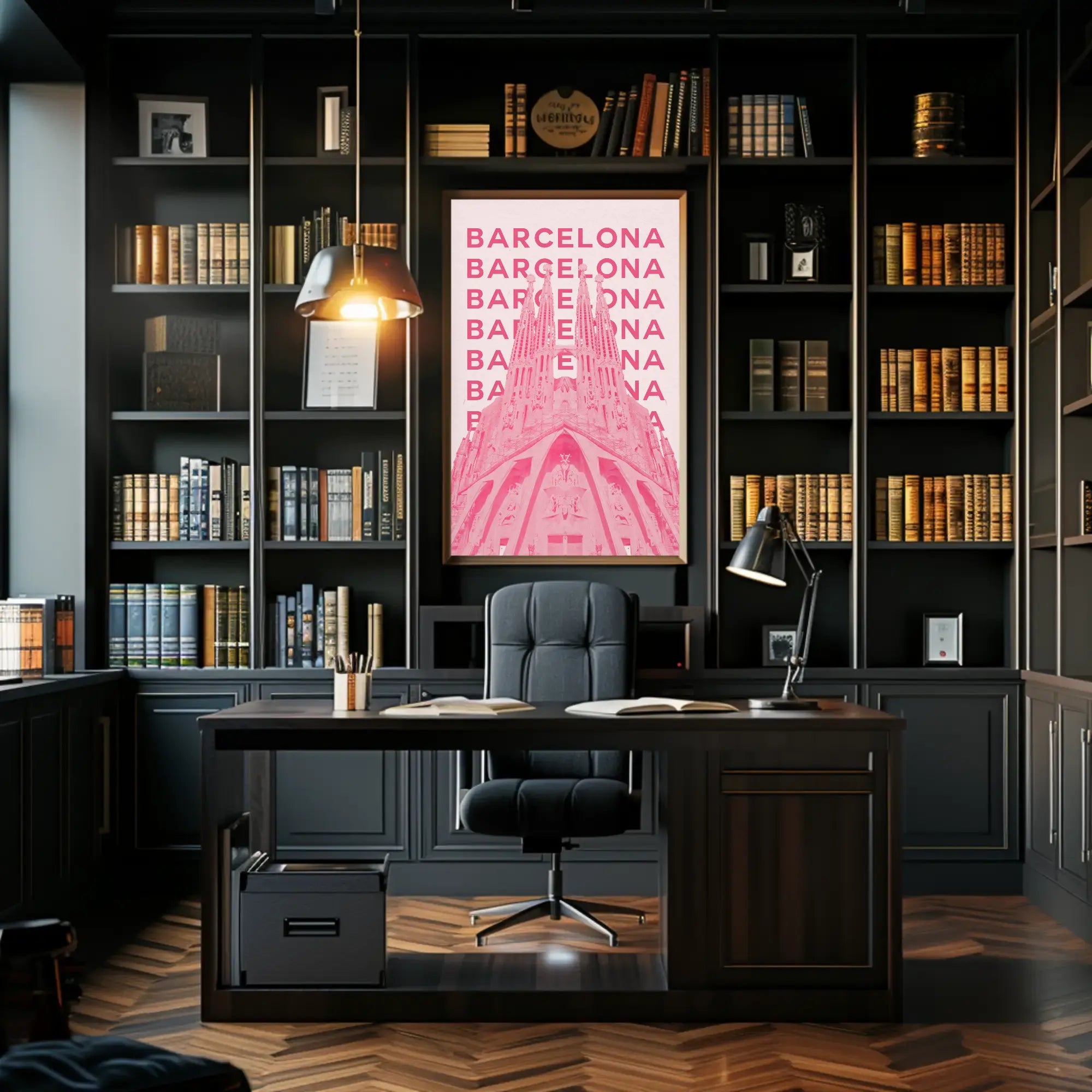 Barcelona Sagrada Família Architectural Travel Poster PosterGoat