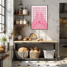 Barcelona Sagrada Família Architectural Travel Poster PosterGoat
