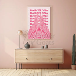 Barcelona Sagrada Família Architectural Travel Poster PosterGoat