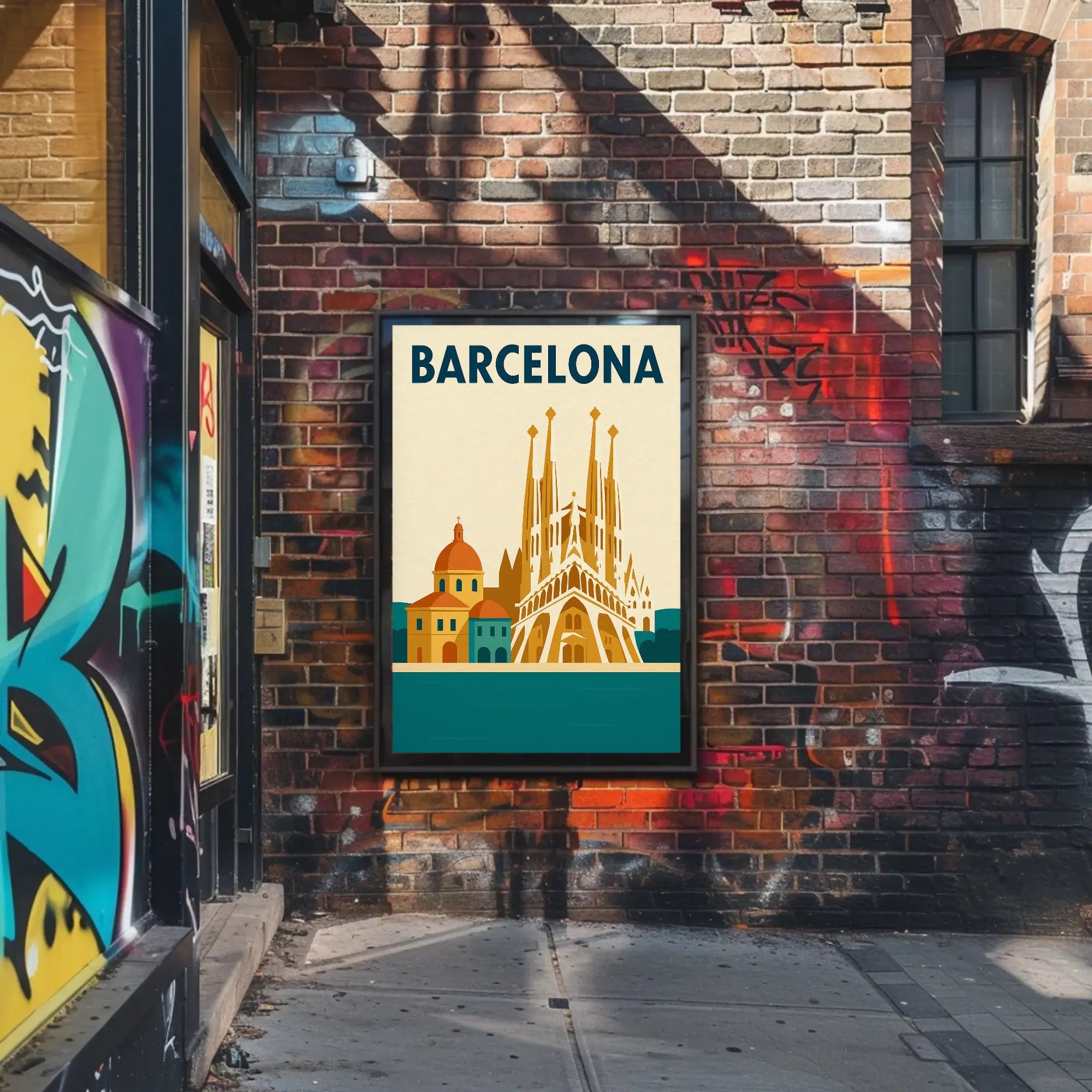 Barcelona's Sagrada Familia Elegance Cultural or Heritage Poster PosterGoat