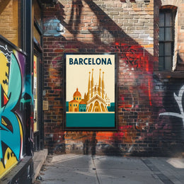 Barcelona's Sagrada Familia Elegance Cultural or Heritage Poster PosterGoat