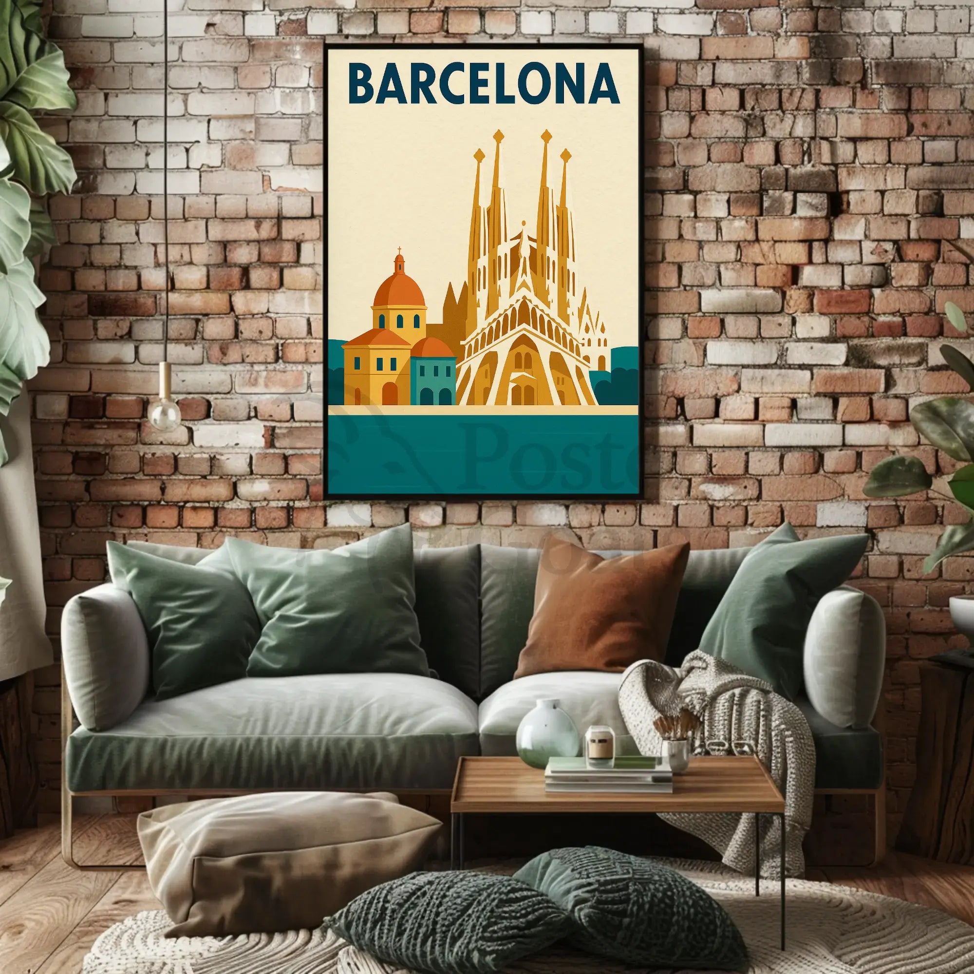 Barcelona's Sagrada Familia Elegance Cultural or Heritage Poster PosterGoat