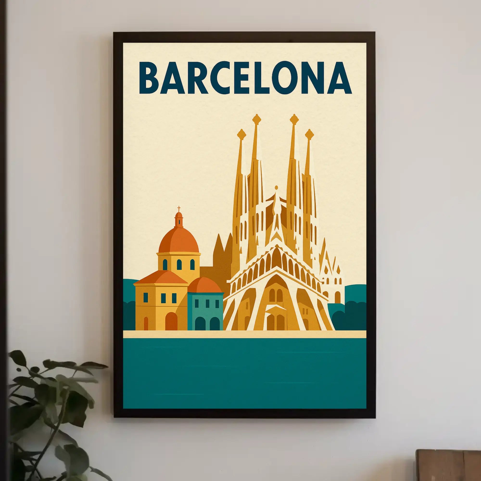 Barcelona's Sagrada Familia Elegance Cultural or Heritage Poster PosterGoat