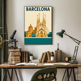 Barcelona's Sagrada Familia Elegance Cultural or Heritage Poster PosterGoat