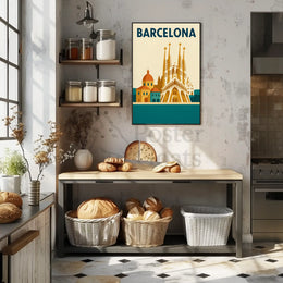 Barcelona's Sagrada Familia Elegance Cultural or Heritage Poster PosterGoat