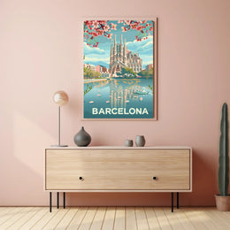 Barcelona's Sagrada Família Travel Poster PosterGoat