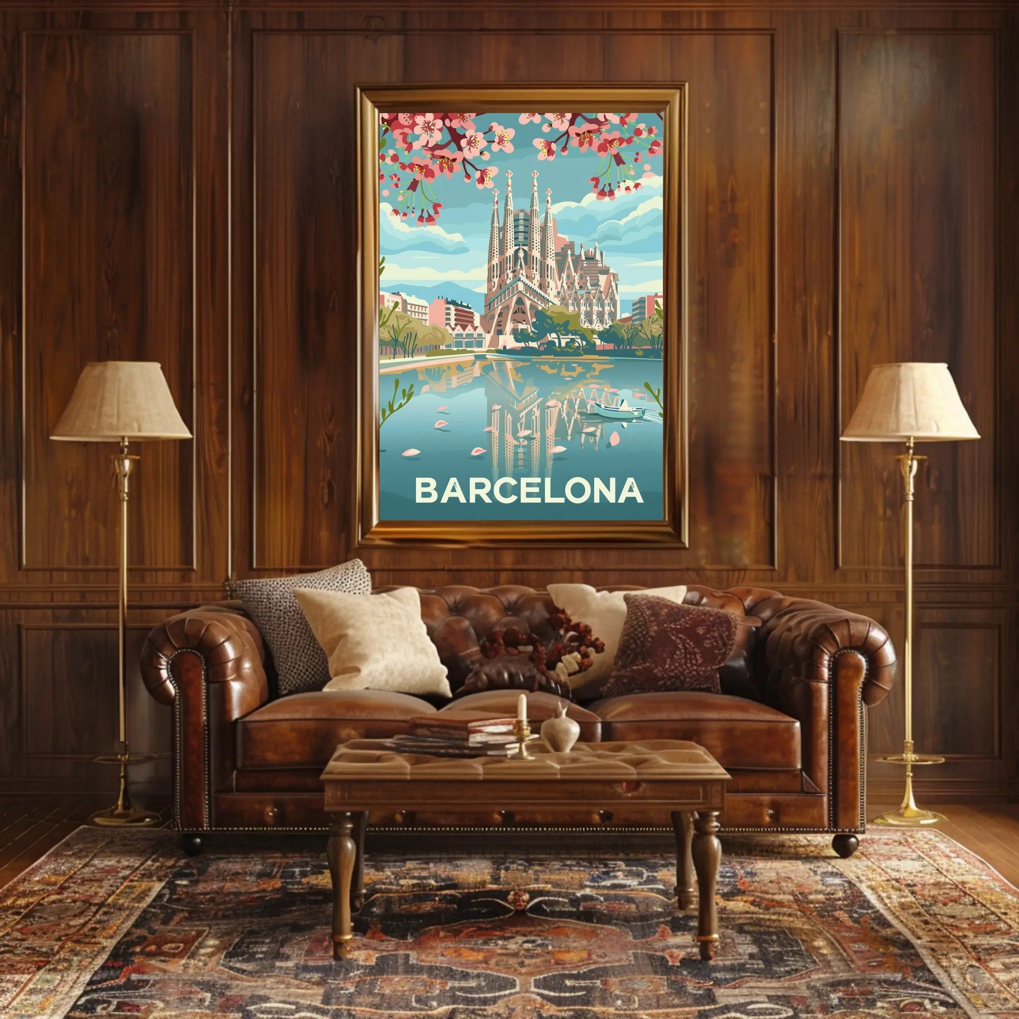 Barcelona's Sagrada Família Travel Poster PosterGoat