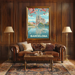 Barcelona's Sagrada Família Travel Poster PosterGoat