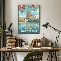 Barcelona's Sagrada Família Travel Poster PosterGoat