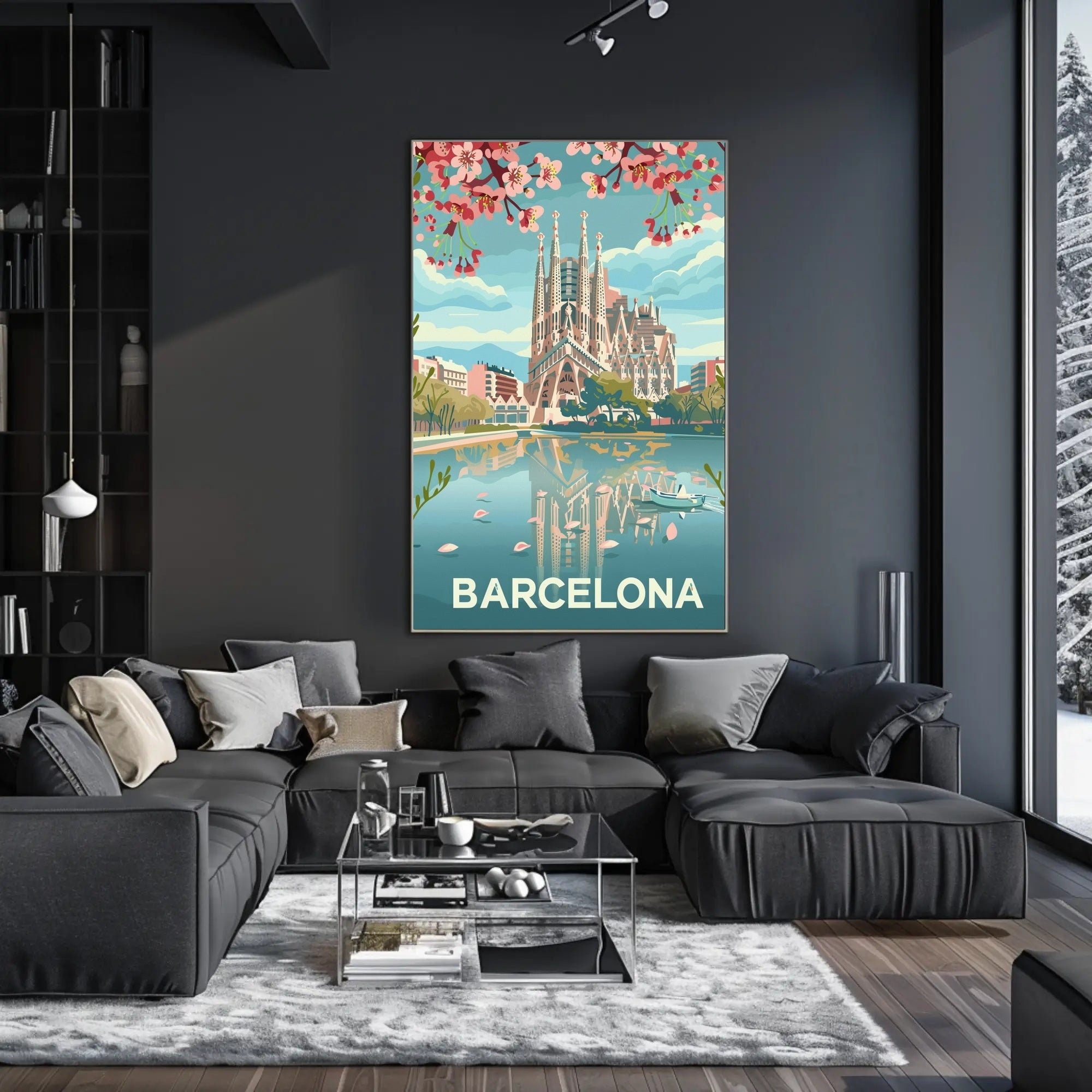 Barcelona's Sagrada Família Travel Poster PosterGoat