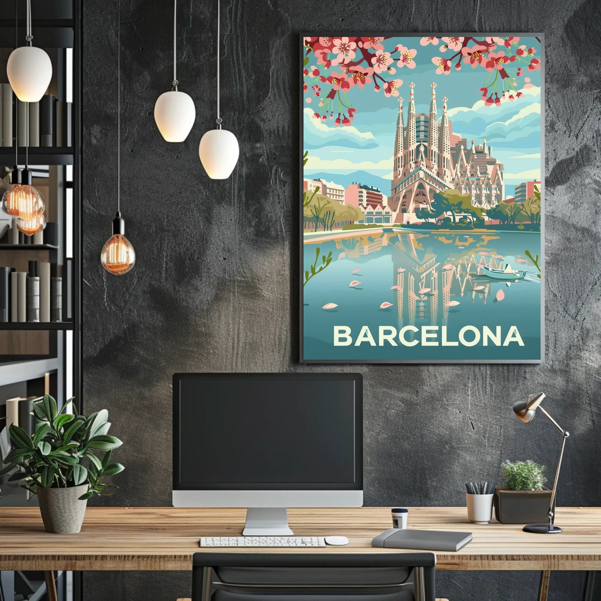 Barcelona's Sagrada Família Travel Poster PosterGoat