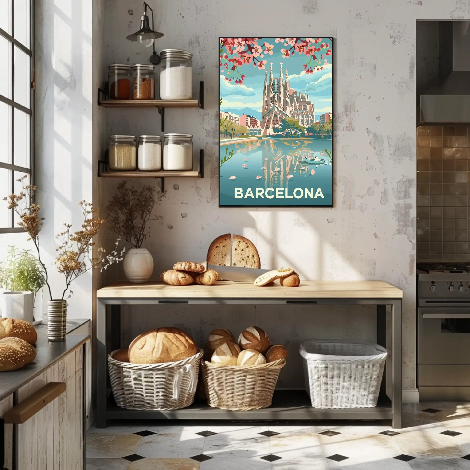 Barcelona's Sagrada Família Travel Poster PosterGoat
