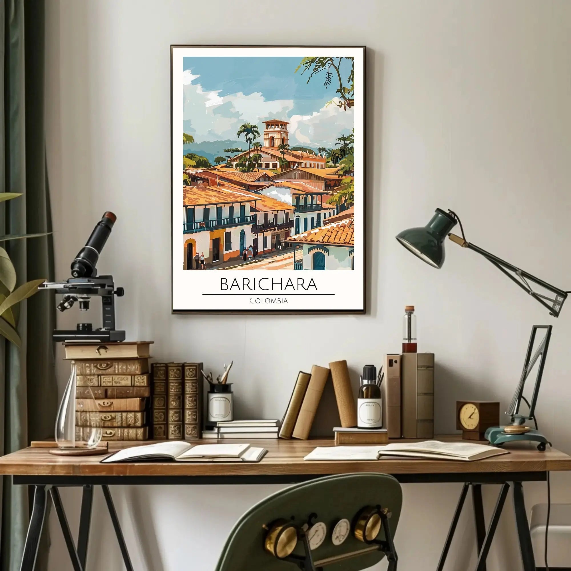 Barichara Charm Travel Poster PosterGoat