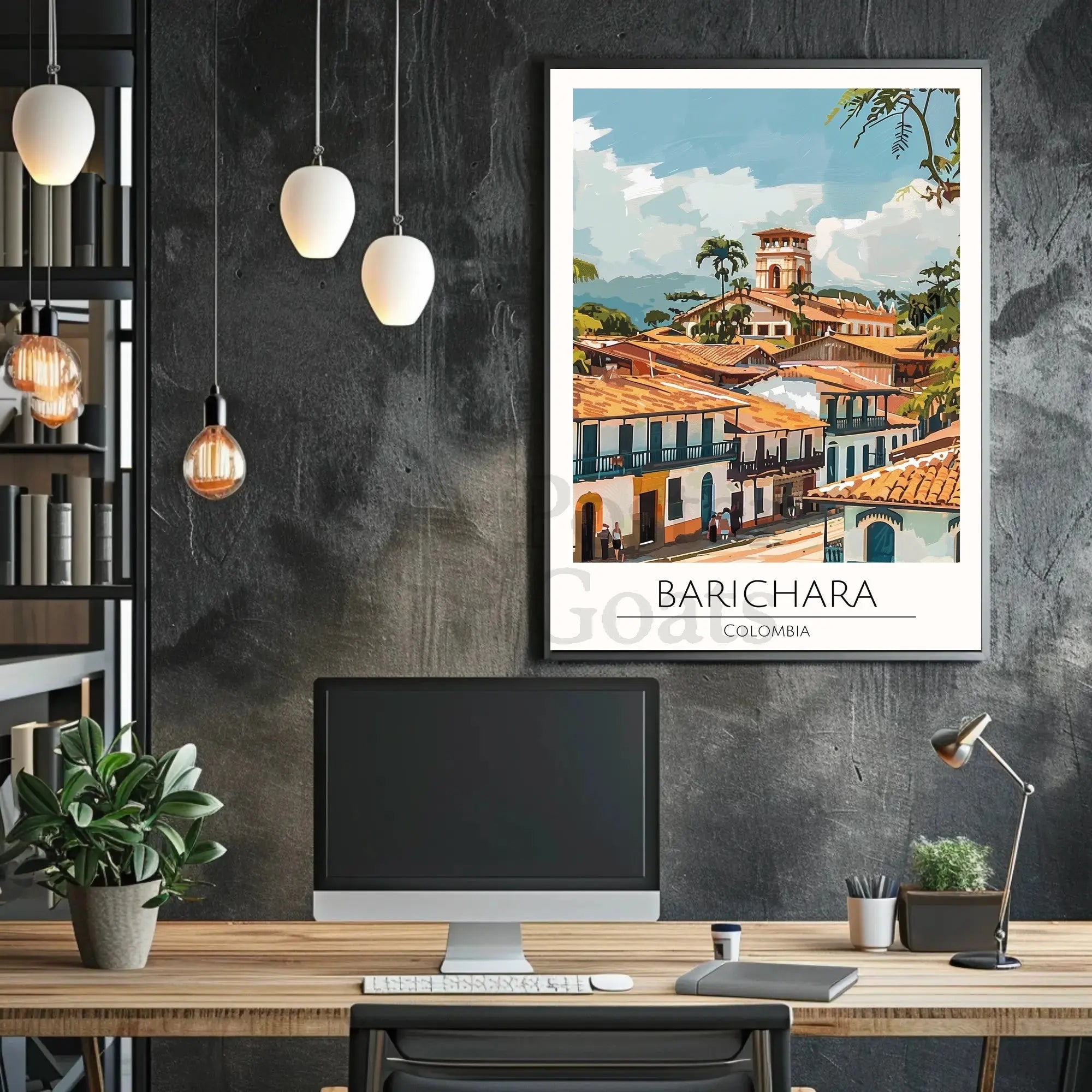 Barichara Charm Travel Poster PosterGoat