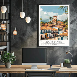 Barichara Charm Travel Poster PosterGoat