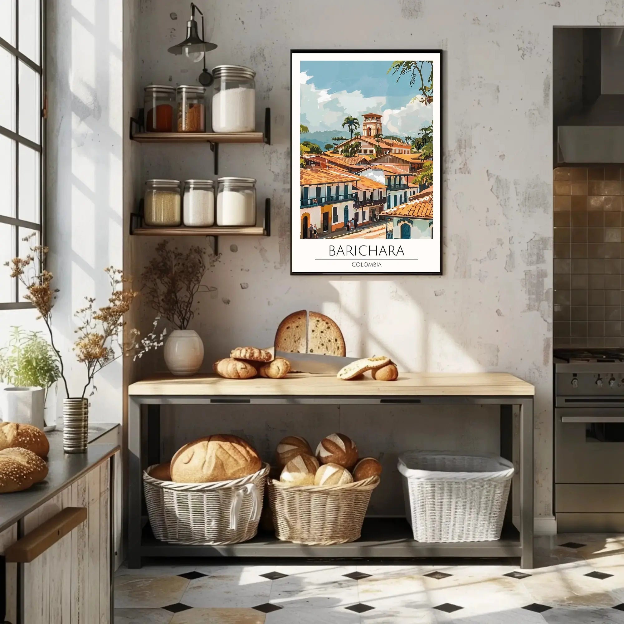 Barichara Charm Travel Poster PosterGoat