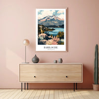 Bariloche Scenic Landscape Travel Poster PosterGoat
