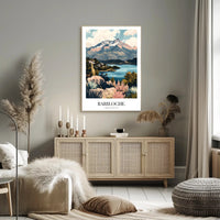 Bariloche Scenic Landscape Travel Poster PosterGoat