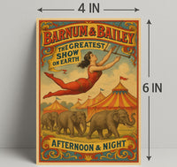 Barnum Bailey The Greatest Show on Earth Poster PosterGoat