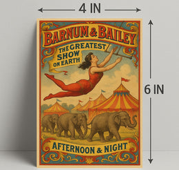 Barnum Bailey The Greatest Show on Earth Poster PosterGoat