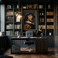 Baroque Man Emotional Surprise Artistic Poster PosterGoat