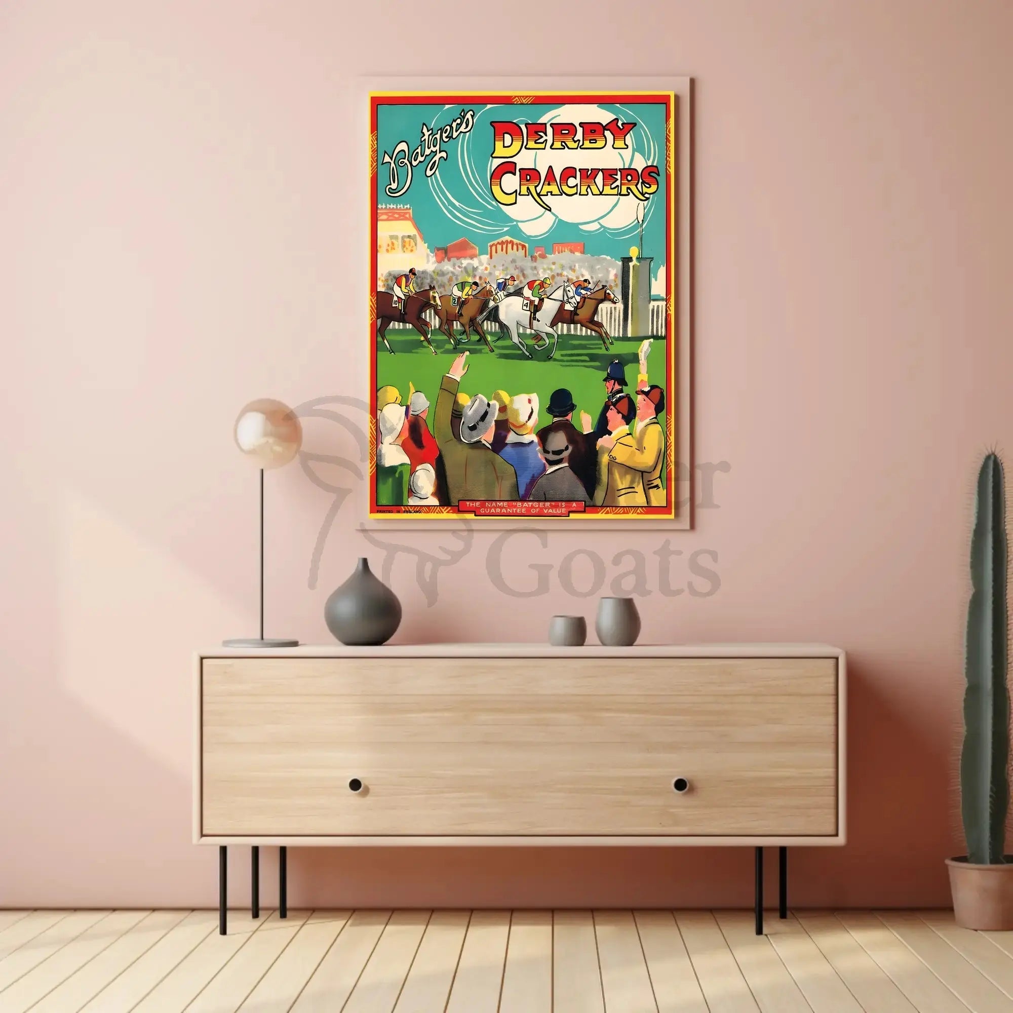 Batger's Derby Crackers Vintage Sports Poster PosterGoat