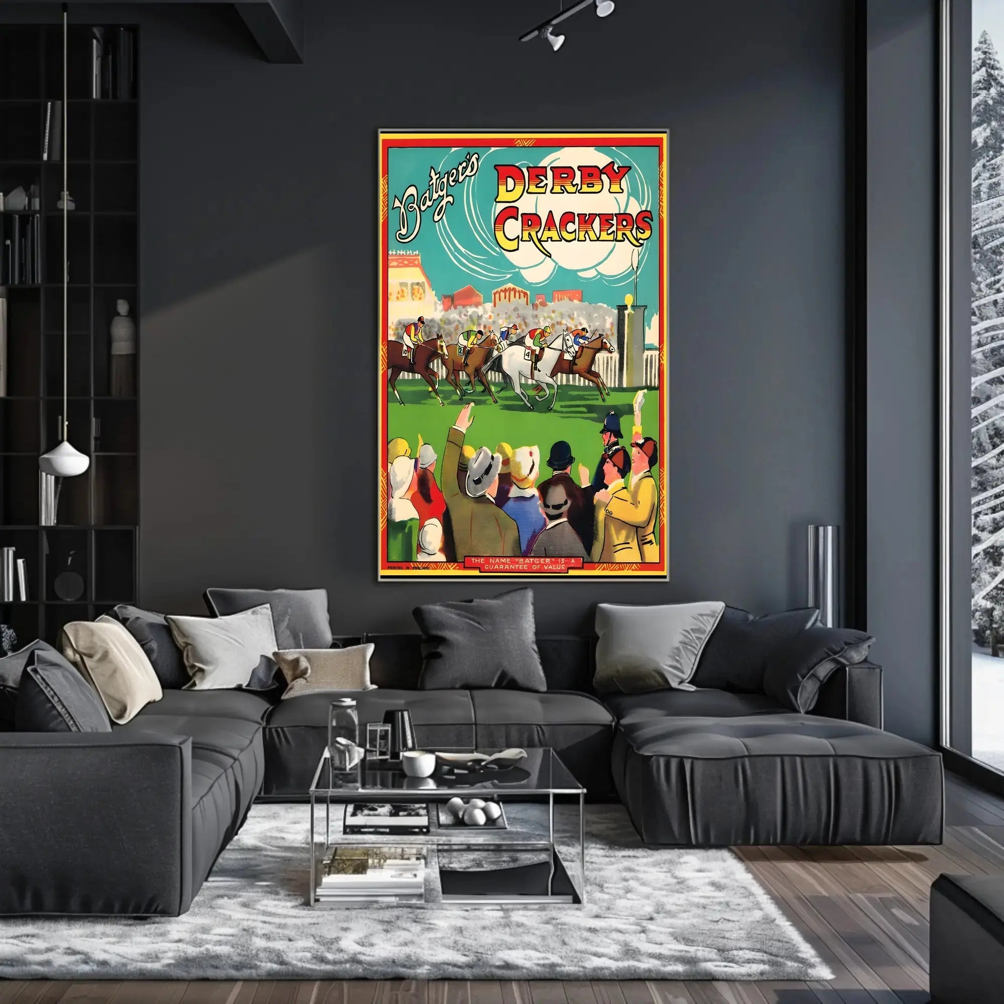 Batger's Derby Crackers Vintage Sports Poster PosterGoat