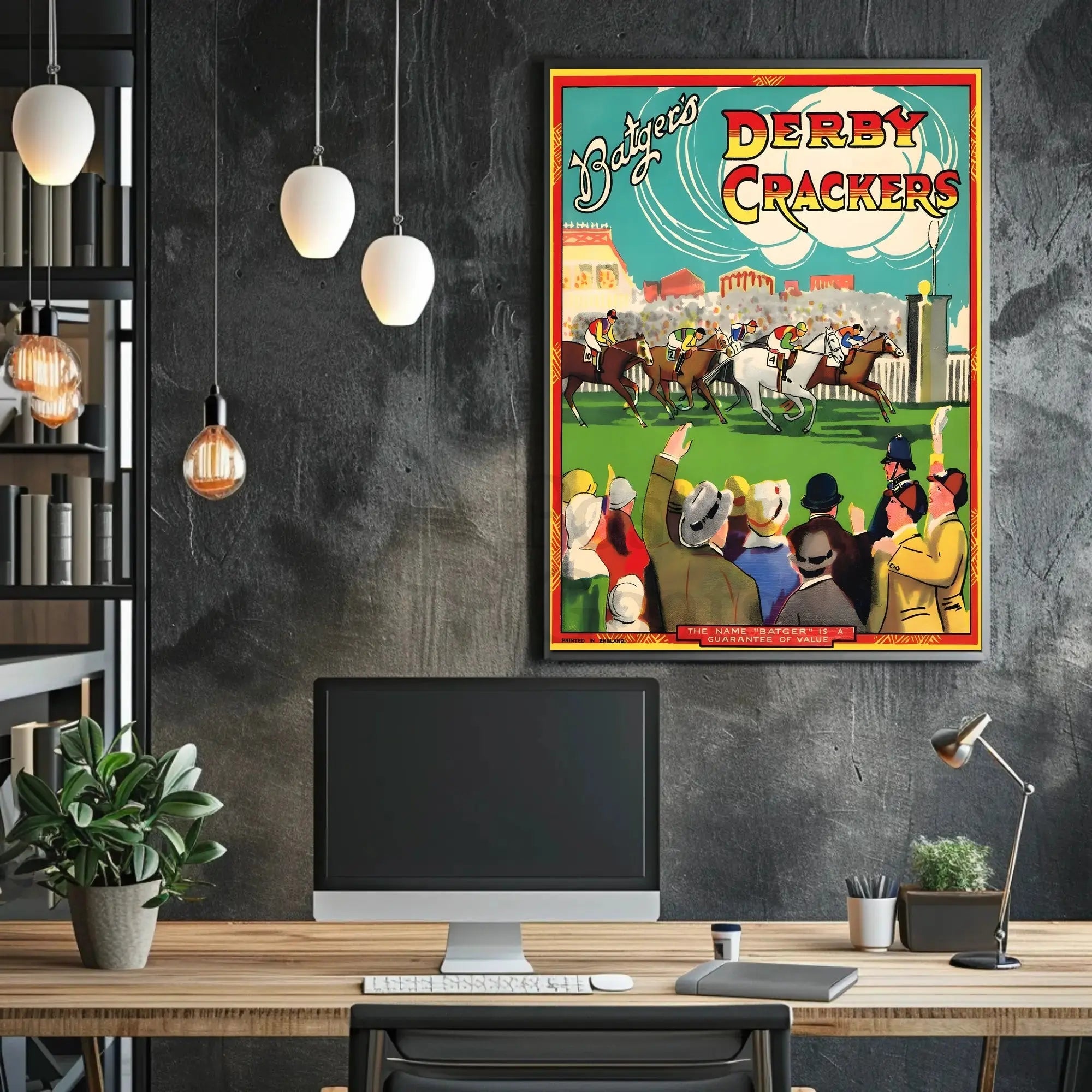 Batger's Derby Crackers Vintage Sports Poster PosterGoat