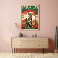 Batopilas Journey Retro Art Travel Poster PosterGoat