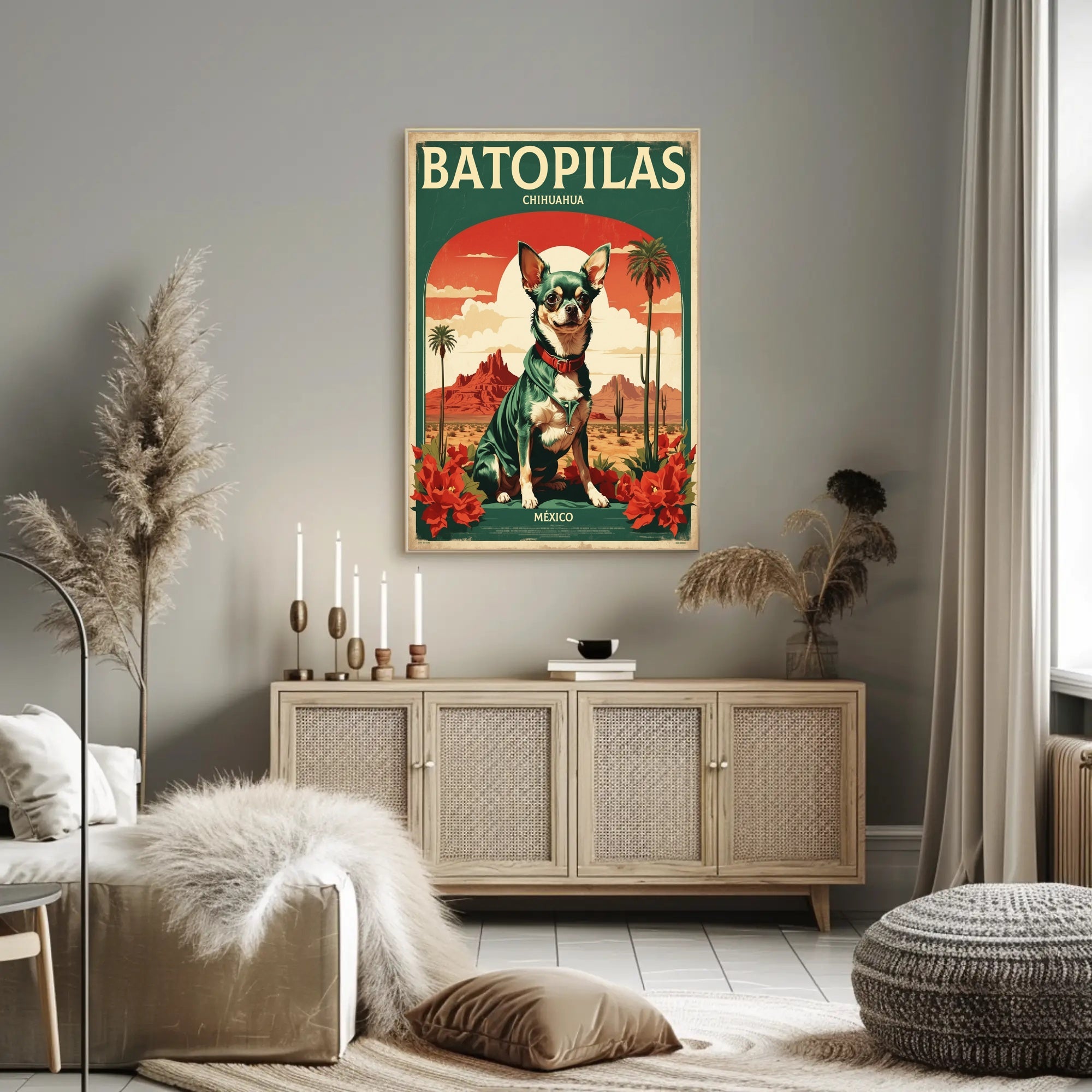 Batopilas Journey Retro Art Travel Poster PosterGoat