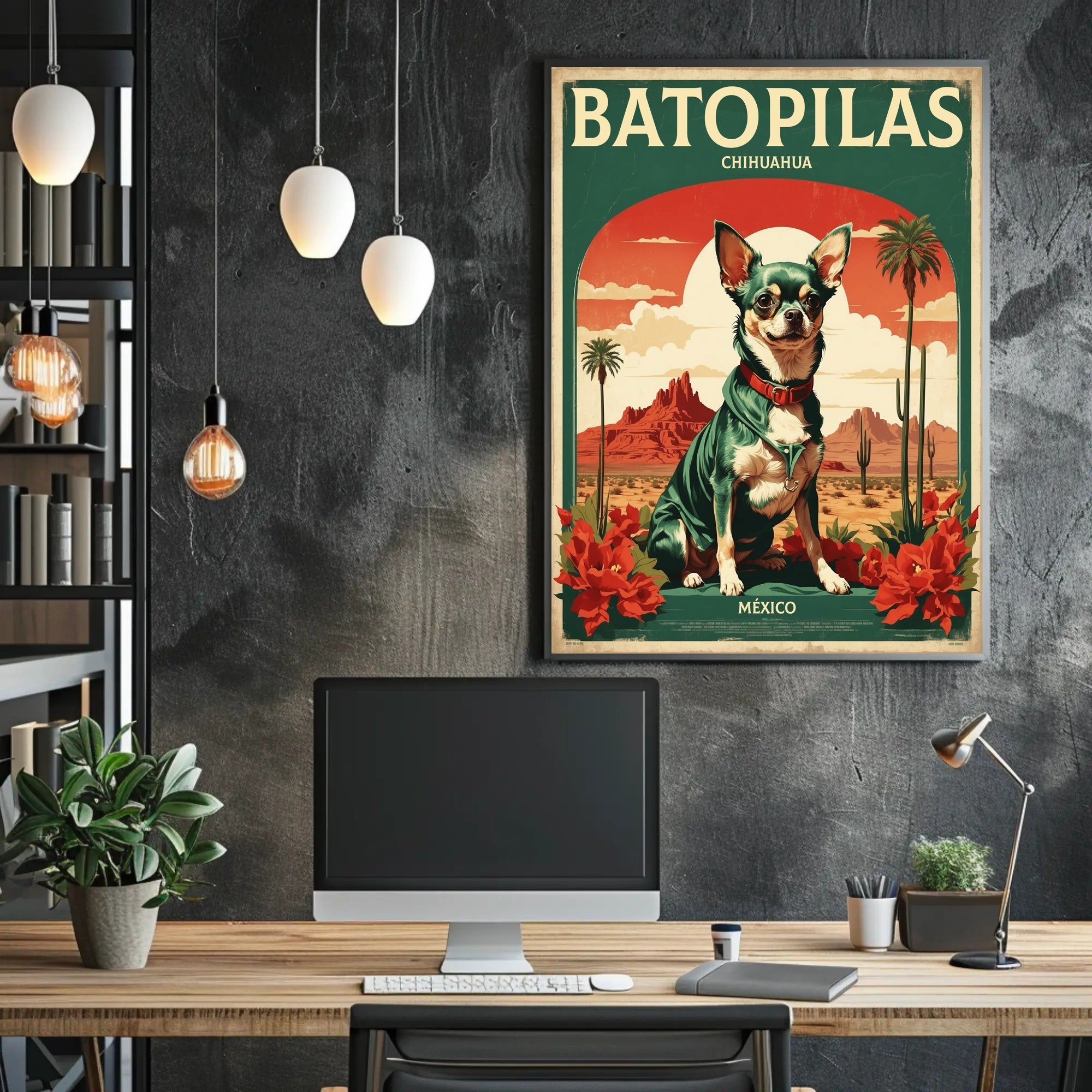 Batopilas Journey Retro Art Travel Poster PosterGoat