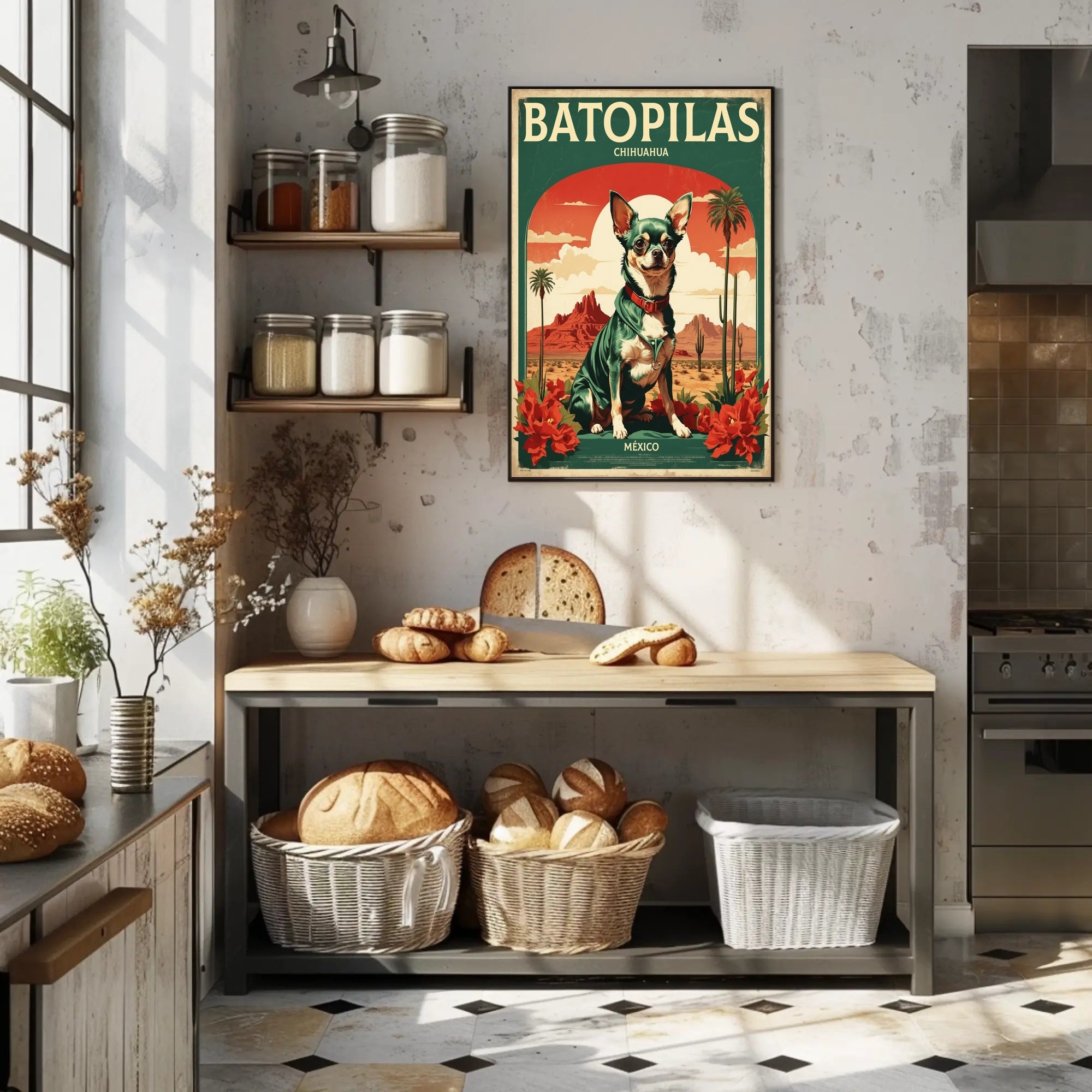 Batopilas Journey Retro Art Travel Poster PosterGoat