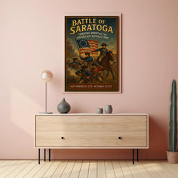 Battle Of Saratoga Turning Point Of Poster PosterGoat