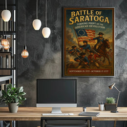 Battle Of Saratoga Turning Point Of Poster PosterGoat