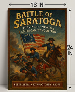 Battle Of Saratoga Turning Point Of Poster PosterGoat