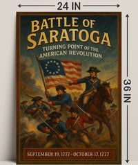 Battle Of Saratoga Turning Point Of Poster PosterGoat