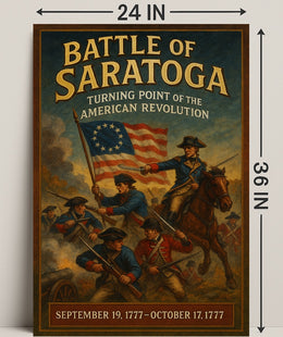 Battle Of Saratoga Turning Point Of Poster PosterGoat