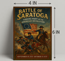 Battle Of Saratoga Turning Point Of Poster PosterGoat