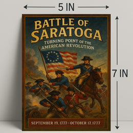 Battle Of Saratoga Turning Point Of Poster PosterGoat