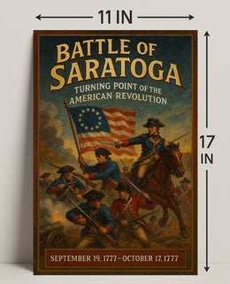 Battle Of Saratoga Turning Point Of Poster PosterGoat