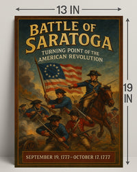 Battle Of Saratoga Turning Point Of Poster PosterGoat