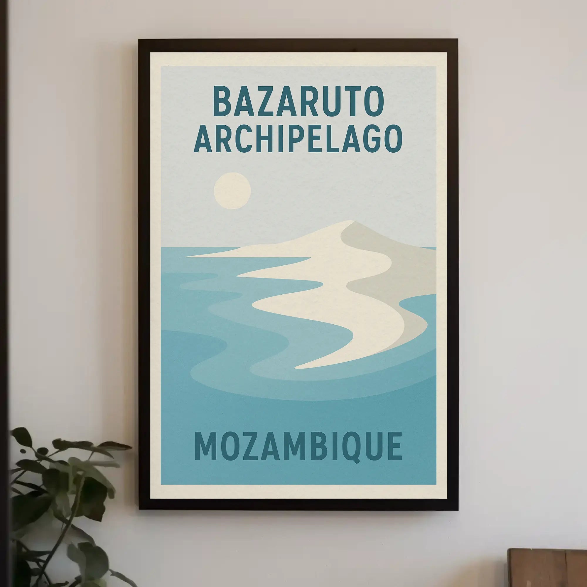 Bazaruto Archipelago Escape Travel Poster PosterGoat