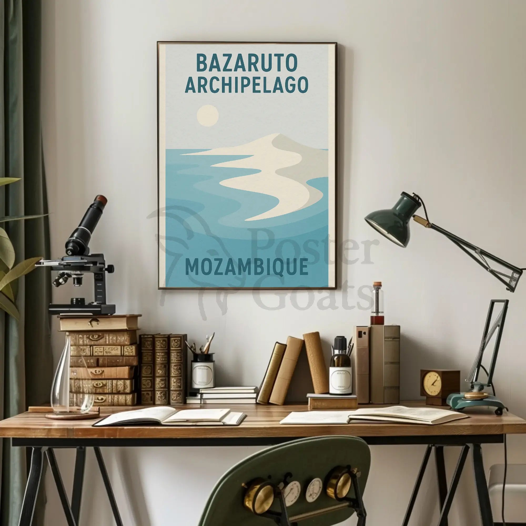 Bazaruto Archipelago Escape Travel Poster PosterGoat