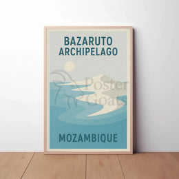 Bazaruto Archipelago Escape Travel Poster PosterGoat