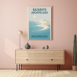 Bazaruto Archipelago Escape Travel Poster PosterGoat