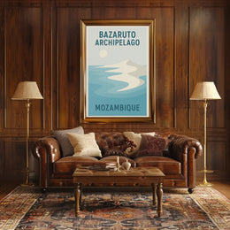 Bazaruto Archipelago Escape Travel Poster PosterGoat